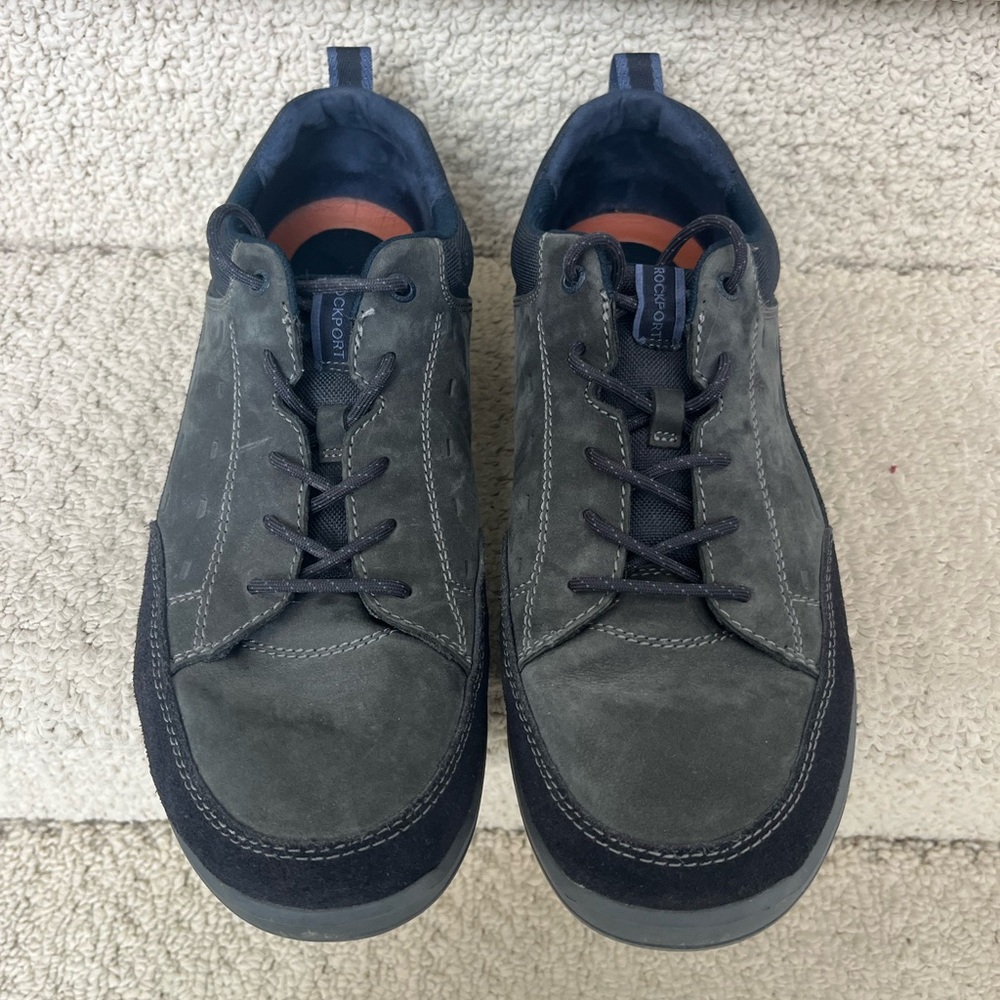Rockport Men's Gray and Black Sneakers